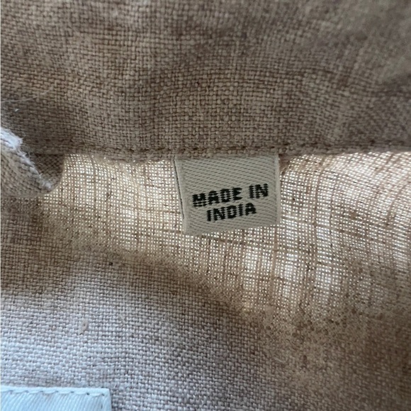 NWT Orvis Linen Jacket Women's XS Light Tan Front Pockets-Buttons Up (G4) - Picture 5 of 12